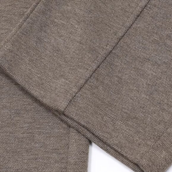 B.Sure Light Brown Straight Casual Wide-Leg Pants - Picture 4 of 4